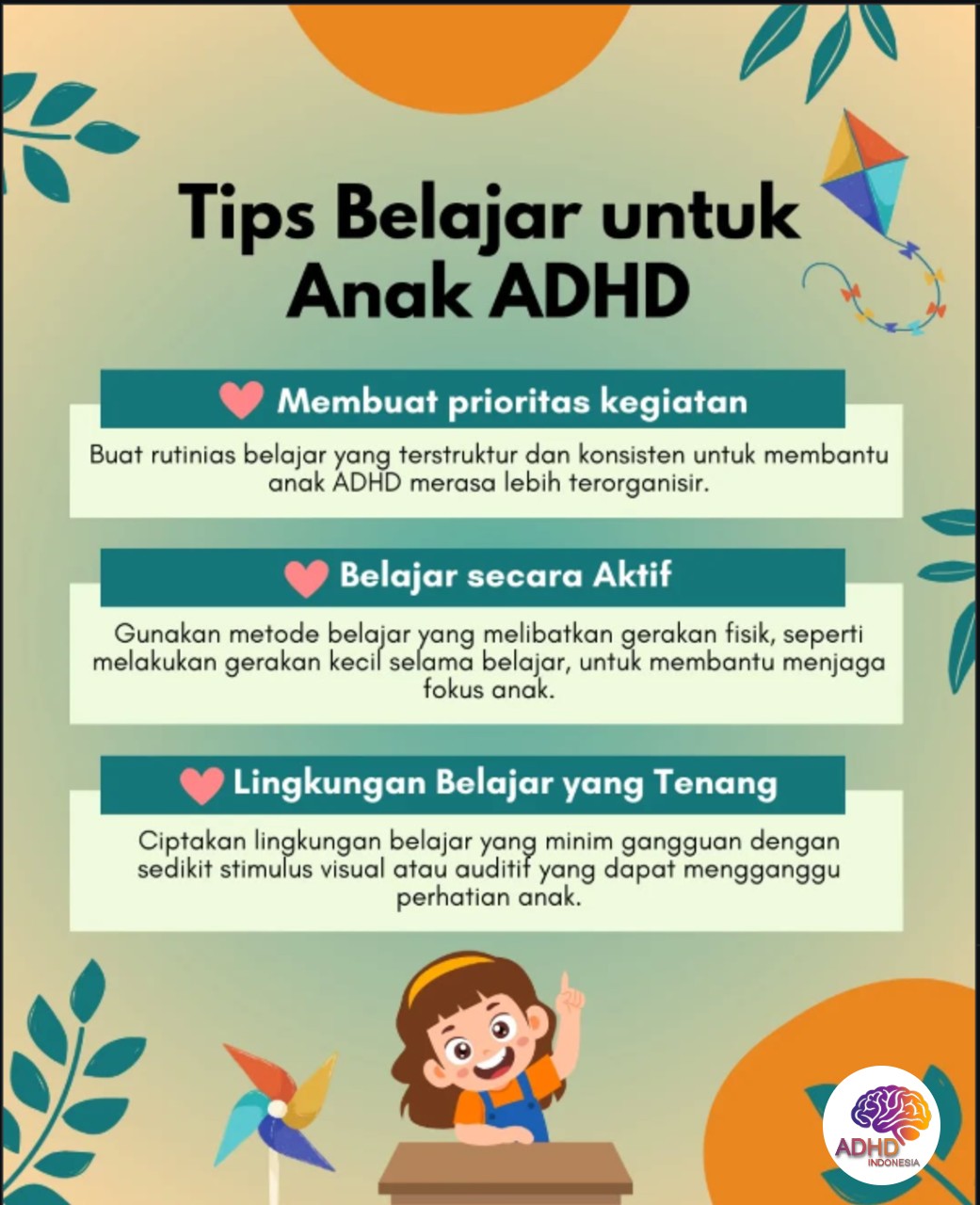 Strategi Belajar yang Cocok untuk Anak ADHD di Kabupaten Bangli